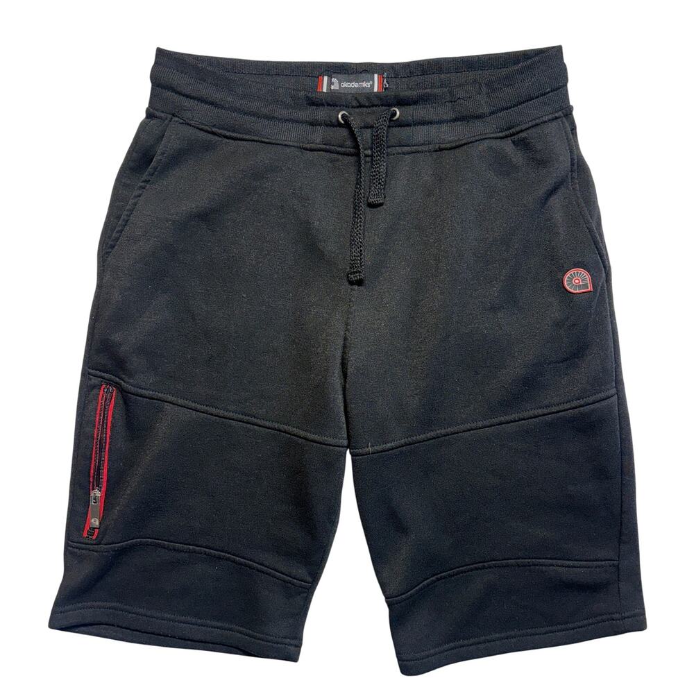 Vintage Akademiks Shorts 33 Black Fleece Sweatshorts Baggy Streetwear Y2K 2000s